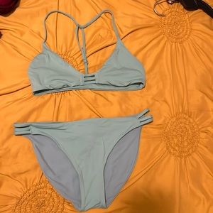 Teal bathing suit